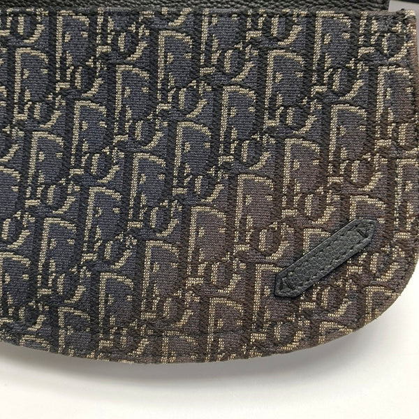Authenticated pre-owned Saddle Large Oblique Canvas Gray - Shoulder Bag at Looply