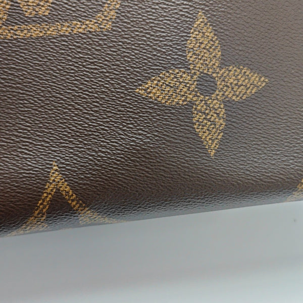 Authenticated pre-owned ONTHEGO MM Monogram Coated Canvas Brown - Tote Bag at Looply