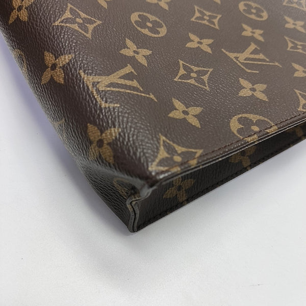 TOILET POCKET 26 Monogram Coated Canvas Brown