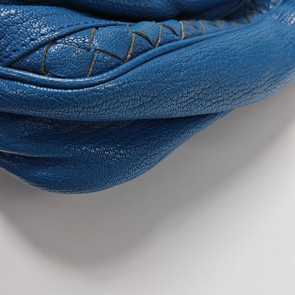 Calfskin Shoulder Bag Blue