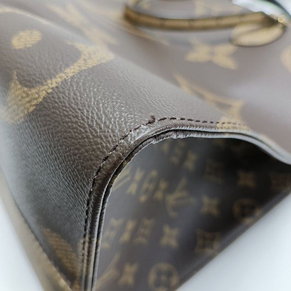 ONTHEGO GM Monogram Coated Canvas Brown