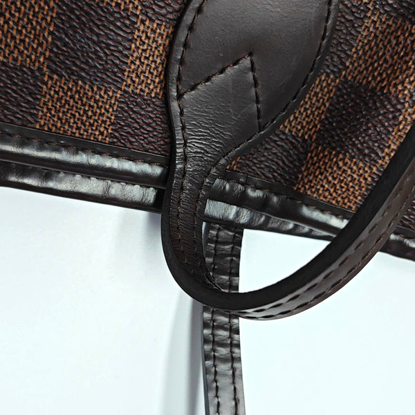 Authenticated pre-owned NEVERFULL MM Coated Canvas Brown - Tote Bag at Looply