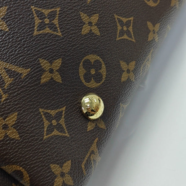 CARRYALL MM Monogram Coated Canvas Brown