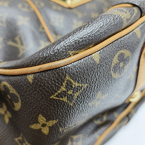 GALLIERA Monogram Coated Canvas Brown