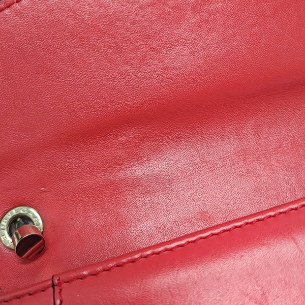 SERPENTI FOREVER Small Calfskin Red