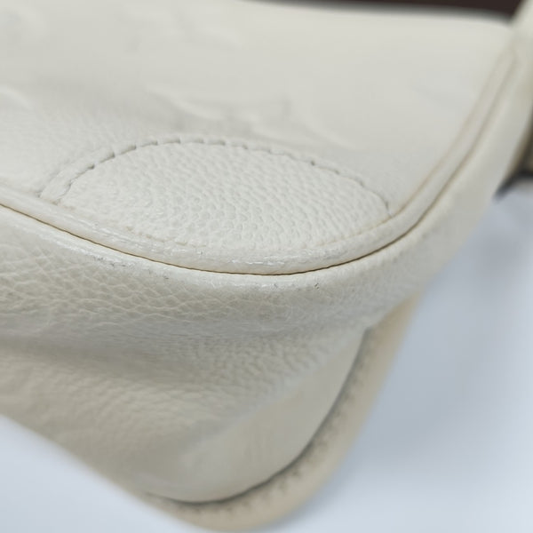 DIANE Monogram Calfskin Beige