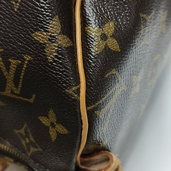 SPEEDY 30 Monogram Coated Canvas Brown