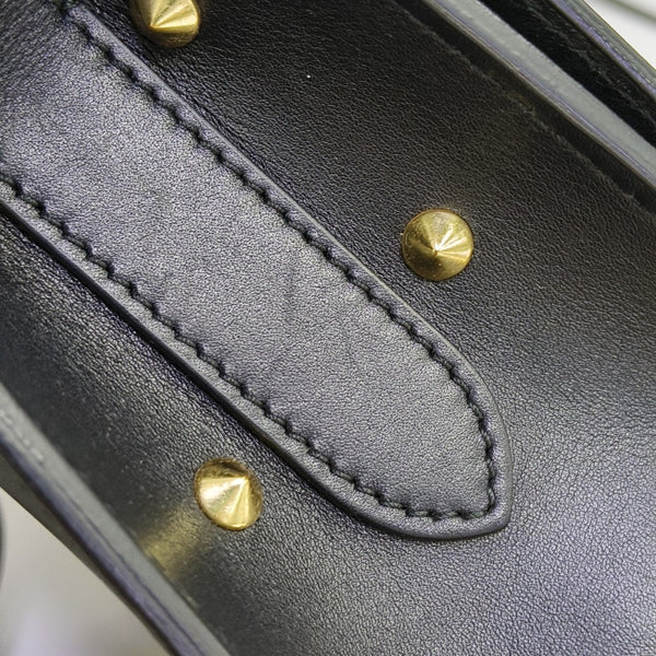 Calfskin Shoulder Bag Black