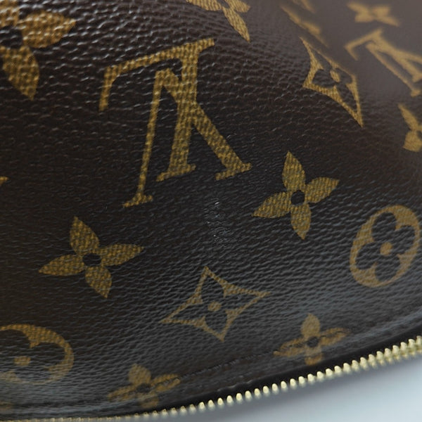 Monogram Coated Canvas Shoulder Bag GM Brown