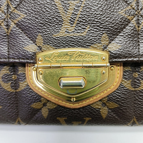 ETOILE Monogram Coated Canvas Brown Wallet