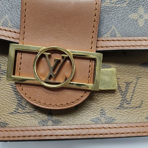 DAUPHINE WOC Monogram Coated Canvas Brown