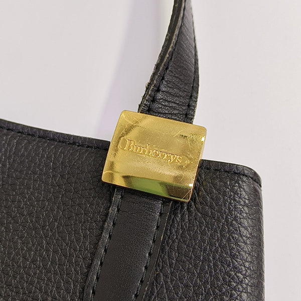 Calfskin Shoulder Bag Black