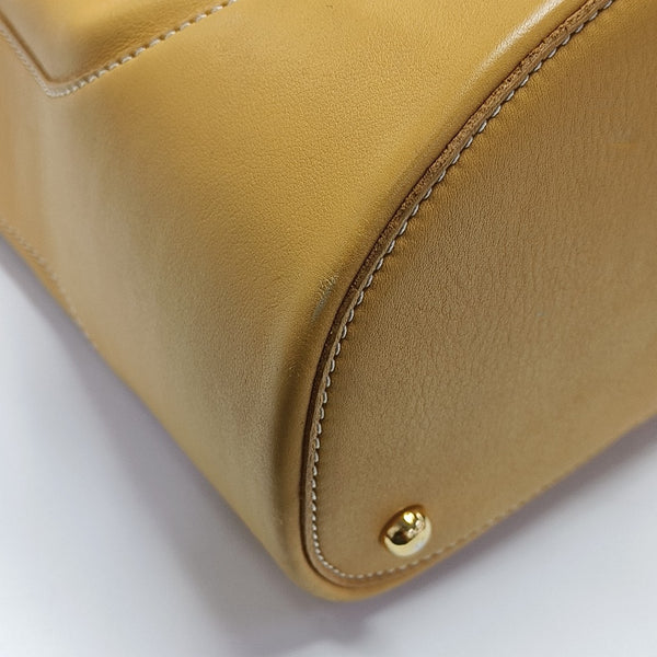Calfskin Shoulder Bag Yellow