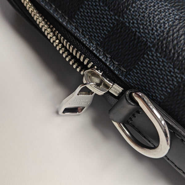 PORTE-DOCUMENTS Damier Coated Canvas Blue