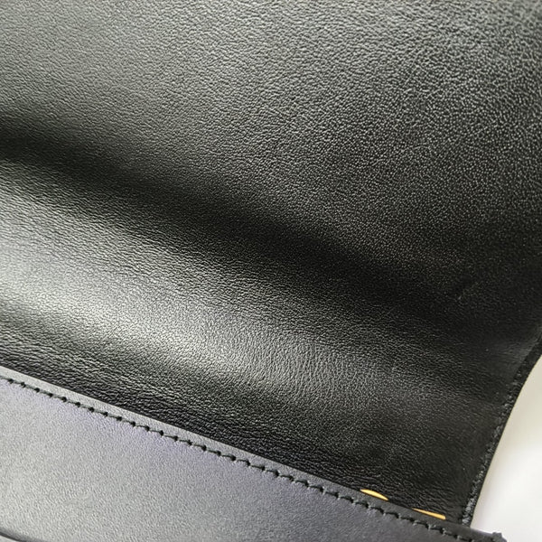Sharp Small Calfskin Black