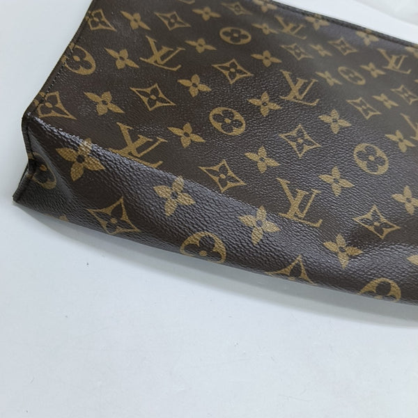 TOILET POCKET 26 Monogram Coated Canvas Brown