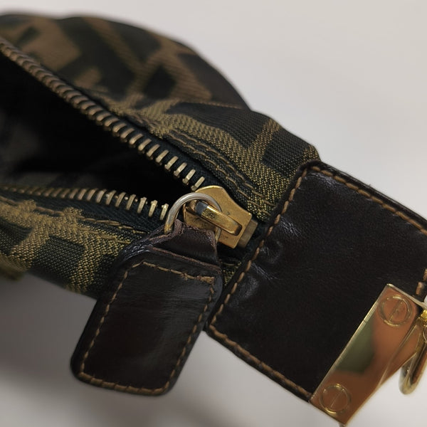 Canvas Top Handle Bag Brown