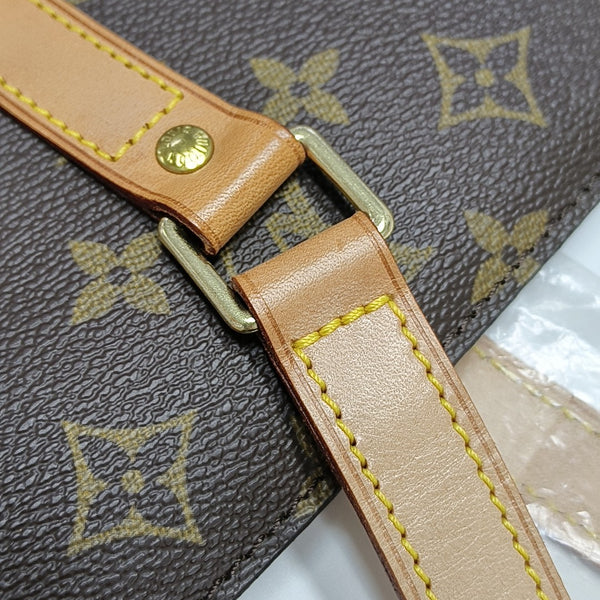 VINTAGE BABYLONE Monogram Coated Canvas Brown