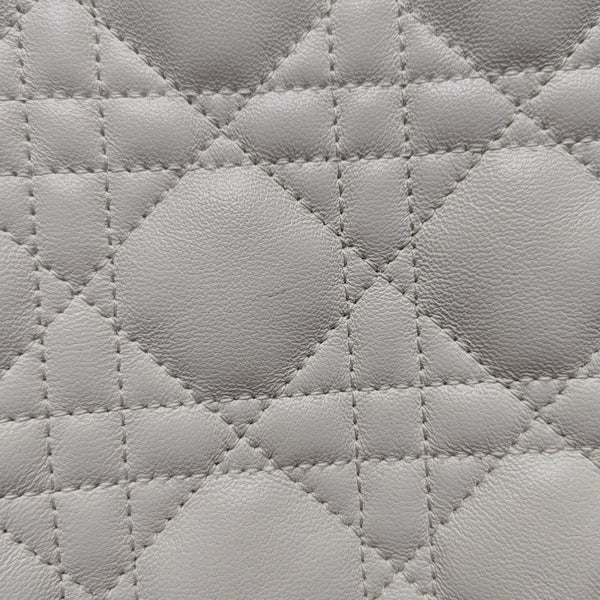 Cannage Lambskin Shoulder Bag Mini White