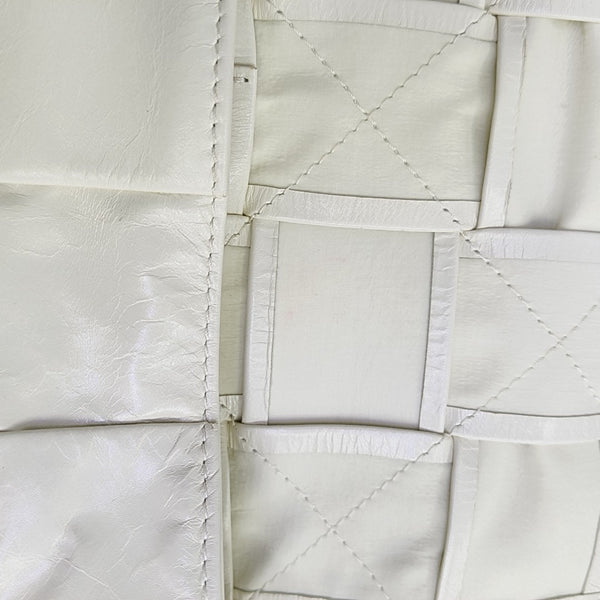 Cassette Medium Calfskin White