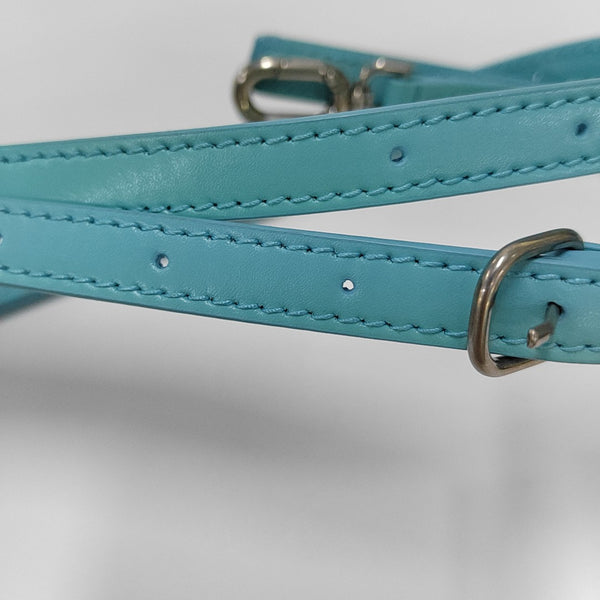 Hourglass S Calfskin Blue