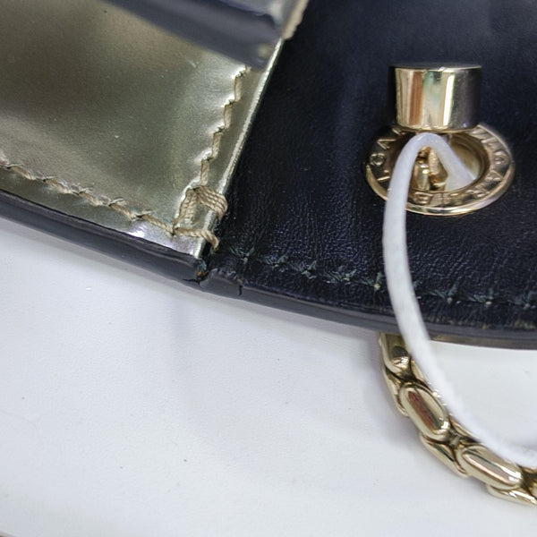 SERPENTI FOREVER Small Patent Leather Silver