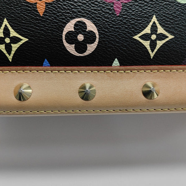 ALMA PM Monogram Coated Canvas Black