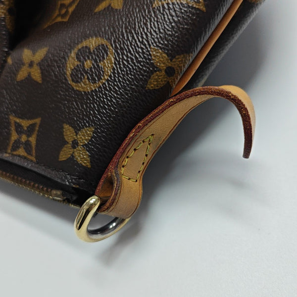 TURENNE Monogram Coated Canvas Brown