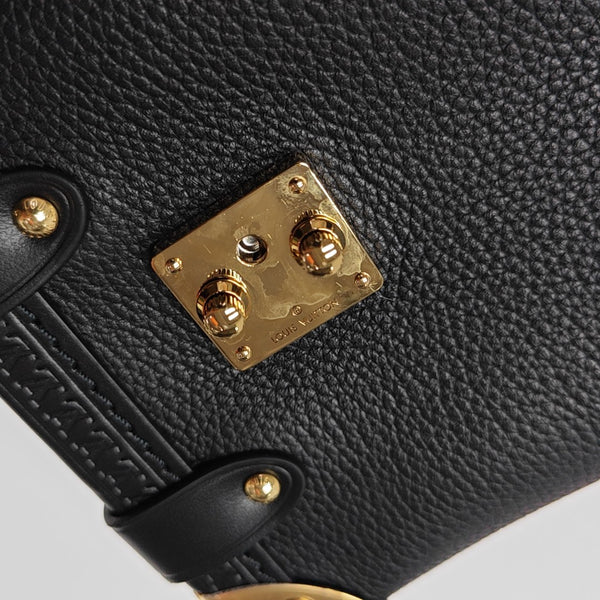 SIDE TRUNK PM Calfskin Black