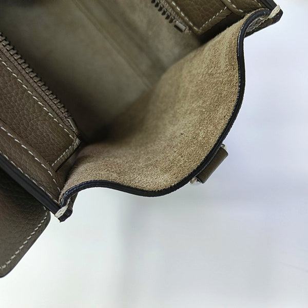 Authenticated pre-owned LUGGAGE Nano Calfskin Grey - Tote Bag at Looply
