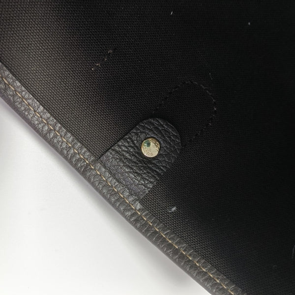 Monogram Coated Canvas Tote Bag Brown