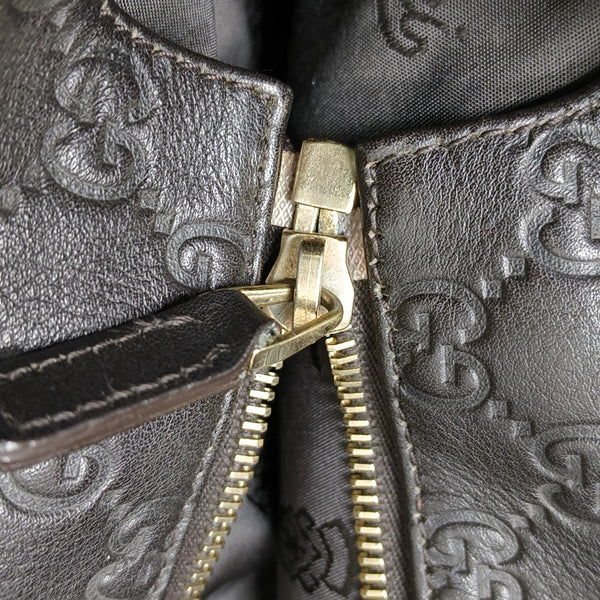 GG Imprime Monogram Calfskin Black