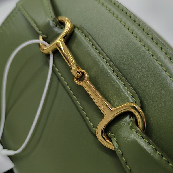 CRÉCY Small Calfskin Green