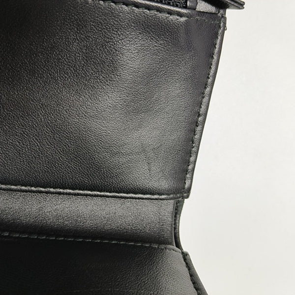 Quilted Lambskin Wallet Black