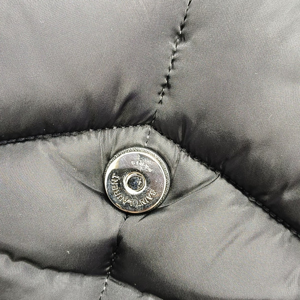 PUFFER Quilted Fabric Black