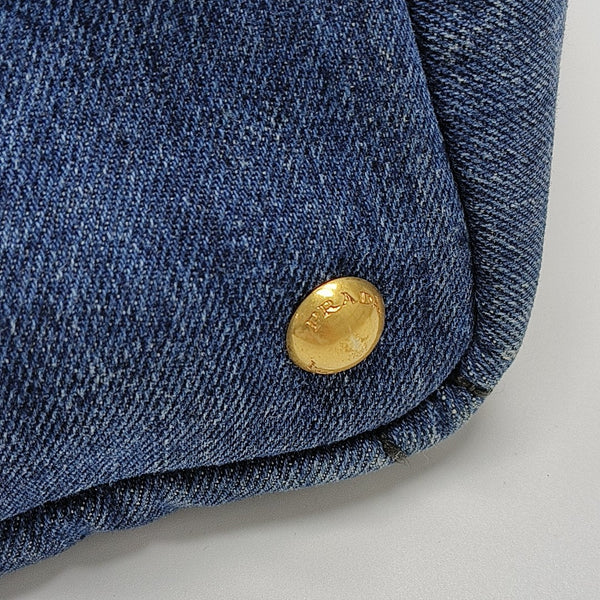 Denim Quilted Denim Blue