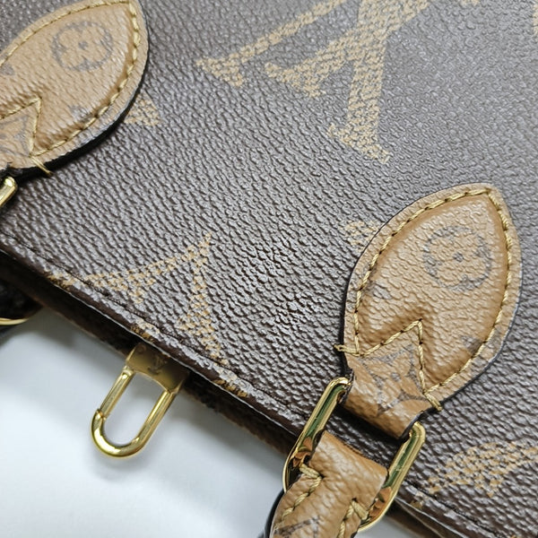 ONTHEGO BB Monogram Coated Canvas Brown