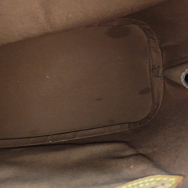 ALMA PM Monogram Coated Canvas Brown