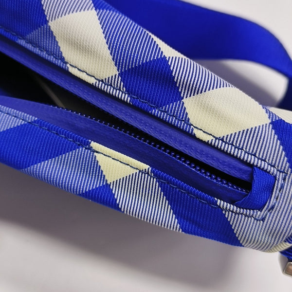 Canvas Crossbody Bag Blue