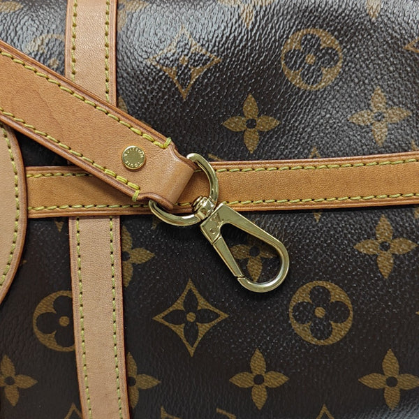 DUFFLE Monogram Coated Canvas Brown