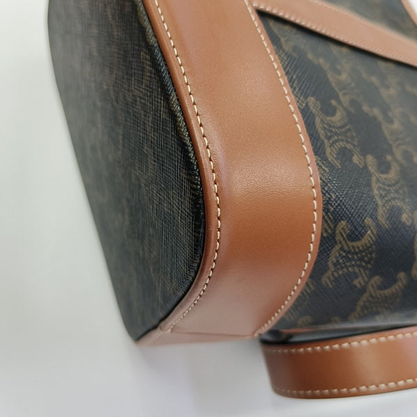 TRIOMPHE CANVAS Small Coated Canvas Brown