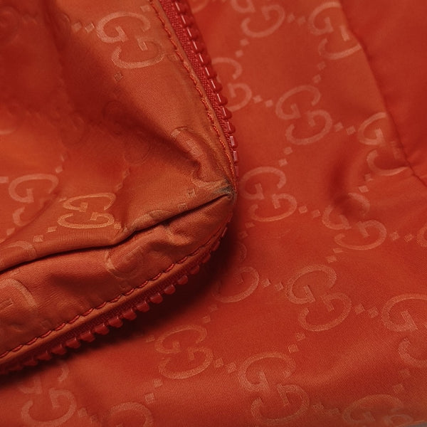 Monogram Nylon Backpack Red