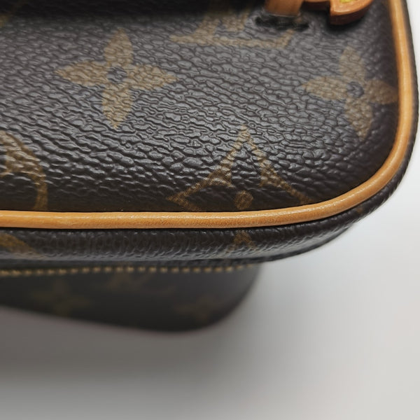 NICE Super Mini Monogram Coated Canvas Brown