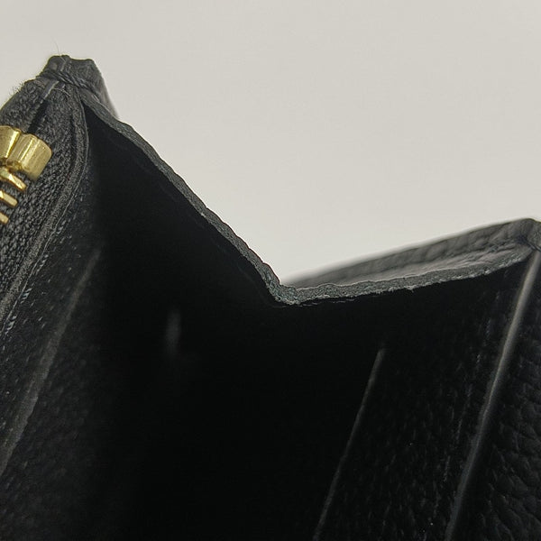 ROSALIE Monogram Calfskin Black Wallet