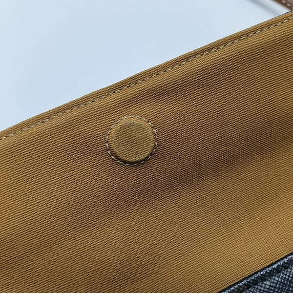 TRIANGLE Coated Canvas Brown