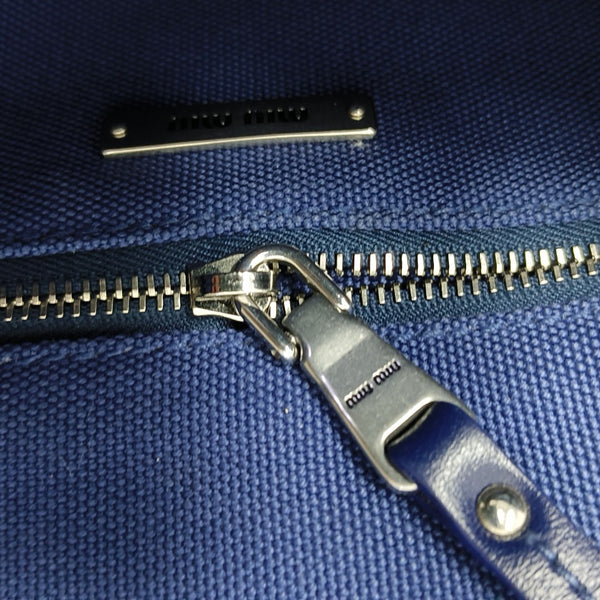Canvas Shoulder Bag Blue