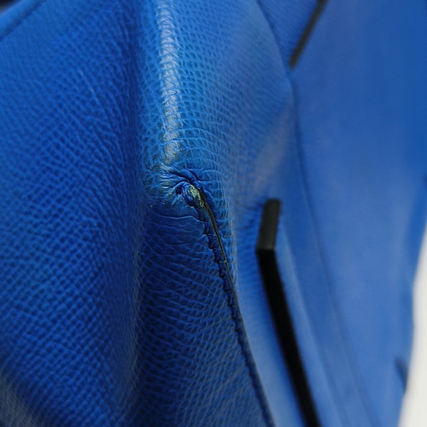 Calfskin Shoulder Bag Blue