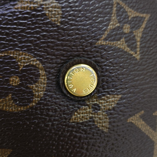 MONTAIGNE BB Monogram Coated Canvas Brown