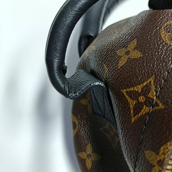 PALM SPRINGS PM Monogram Coated Canvas Brown