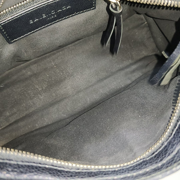 Classic Metallic Edge City Mini Lambskin Black